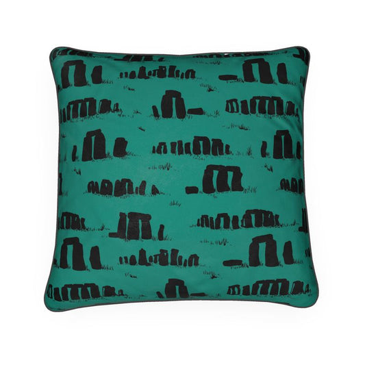 Stonehenge 20" Velvet Feather Cushion