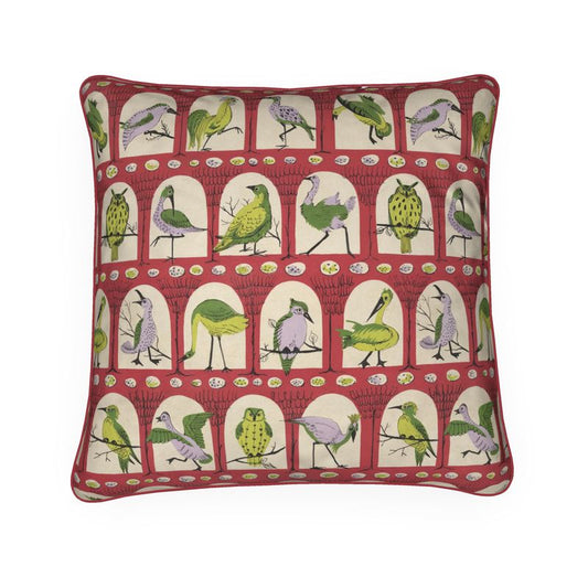 Bird Boxes Large Velvet Feather Cushion