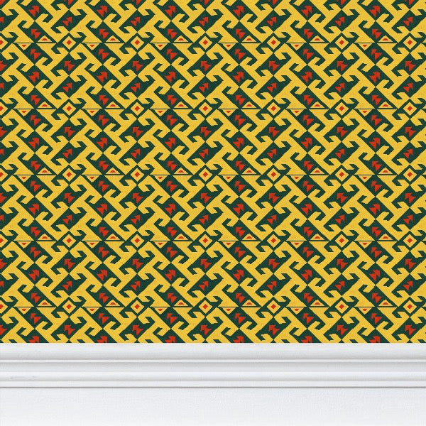 Yellow Chevron small Wallpaper