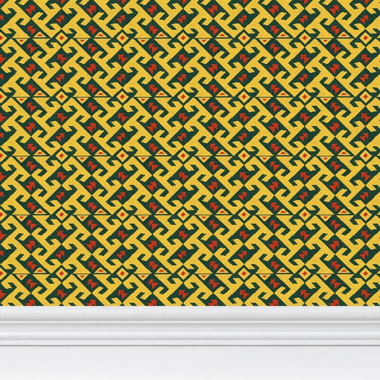 Yellow Chevron small Wallpaper