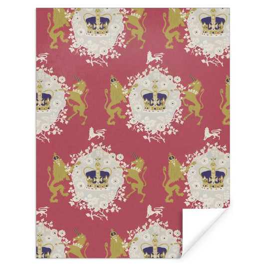 Coronation wrapping paper - Bren Leam Design